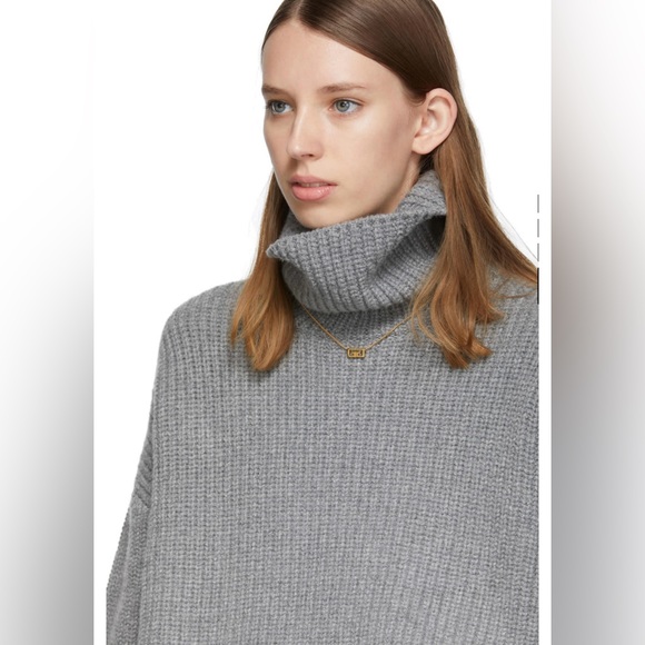 Givenchy Oversized Alpaca Wool Long Sleeve Rib Knit Turtleneck Sweater S M L XL - Picture 12 of 15